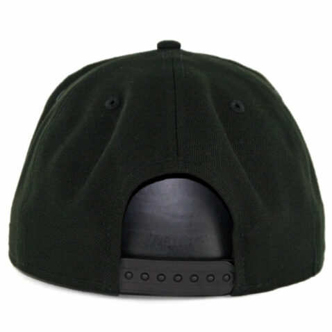 New Era 9Fifty MLB League Logo Umpire Snapback Hat Black - Image 2