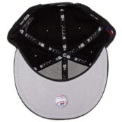 New Era 9Fifty MLB Basic Logo Snapback Hat Black-Inside