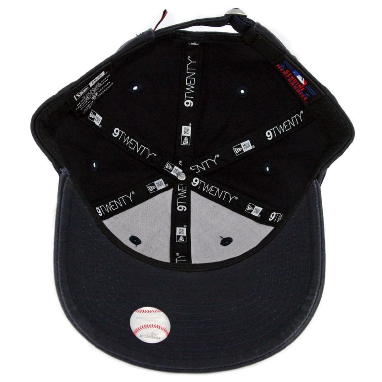 New Era 9Twenty Cleveland Indians Road Core Classic Strapback Hat Dark Navy-Inside New Era 9Twenty Cleveland Indians Road Core Classic Strapback Hat Dark Navy-Inside