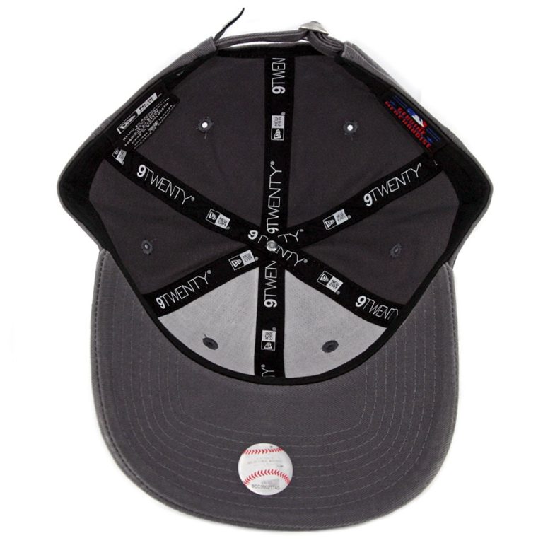 New Era 9Twenty Boston Red Sox Core Classic Strapback Hat Graphite-Inside New Era 9Twenty Boston Red Sox Core Classic Strapback Hat Graphite-Inside