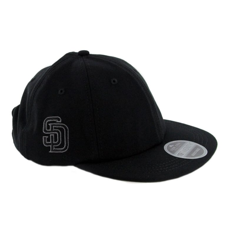 New Era 19Twenty San Diego Padres Suiting Strapback Hat Black-Side New Era 19Twenty San Diego Padres Suiting Strapback Hat Black-Side