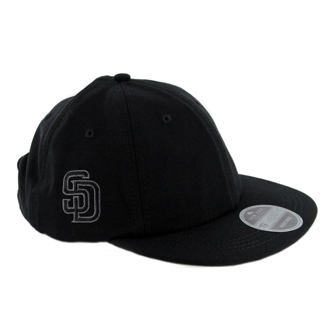 New Era 19Twenty San Diego Padres Suiting Strapback Hat Black New Era 19Twenty San Diego Padres Suiting Strapback Hat Black - Image 2