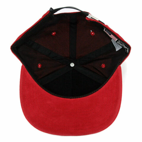 HUF Metal H Strapback Hat Resort Red