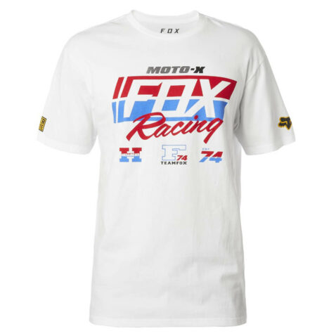 FOX First Placed Short Sleeve T-Shirt Optic White