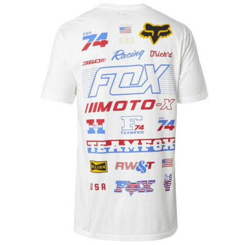 FOX Unighted Short Sleeve Premium T-Shirt Optic White