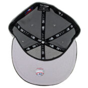 New Era 59Fifty Boston Red Sox Fitted Hat Storm Grey Black Black-Inside