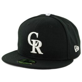 New Era 59Fifty Colorado Rockies 2018 Alternate 3 Authentic On Field Fitted Hat Black