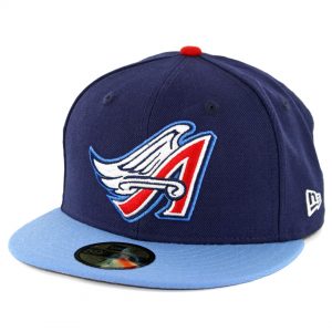 New Era 59Fifty Los Angeles Angels of Anaheim Cooperstown 1997 Fitted Hat Dark Navy