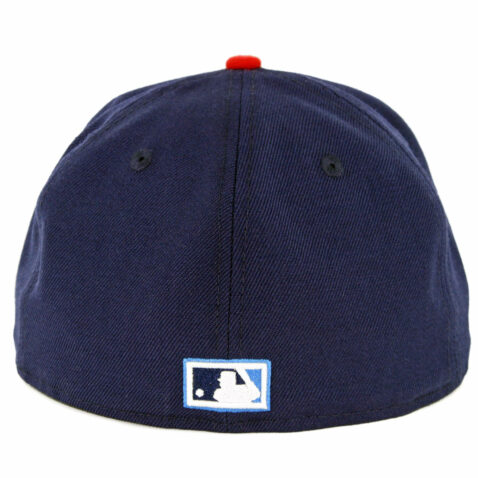 New Era 59Fifty Los Angeles Angels of Anaheim Cooperstown Wool 1997 Fitted Hat Dark Navy - Image 2