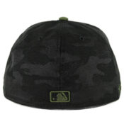 New Era 59Fifty Los Angeles Dodgers 2018 Memorial Day Fitted Hat Black Army Green-Back