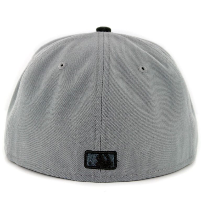 New Era 59Fifty Los Angeles Dodgers Fitted Hat Storm Grey Black-Back New Era 59Fifty Los Angeles Dodgers Fitted Hat Storm Grey Black-Back