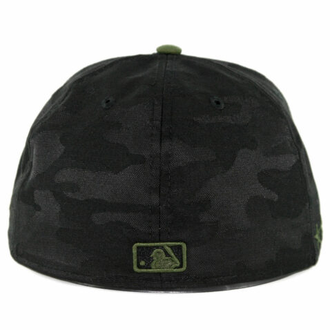 New Era 59Fifty New York Yankees 2018 Memorial Day Fitted Hat Black Army Green - Image 3