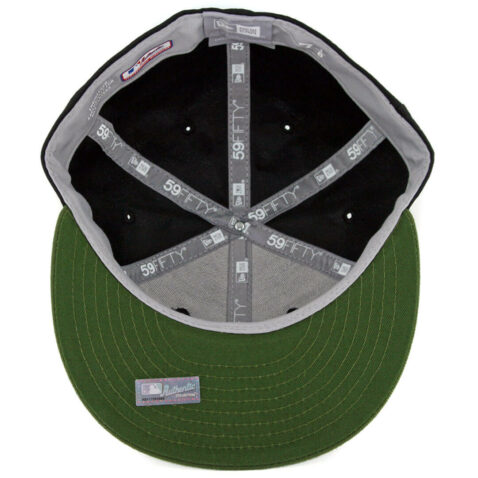 New Era 59Fifty New York Yankees 2018 Memorial Day Fitted Hat Black Army Green - Image 4