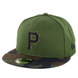 New Era 59Fifty Pittsburgh Pirates 2018 Alternate 3 Authentic On Field Fitted Hat Green