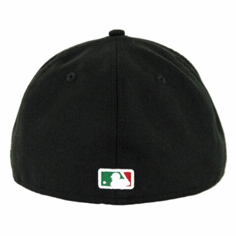 New Era 59Fifty San Diego Padres Mexico Tricolor Fitted Hat Black - Image 2