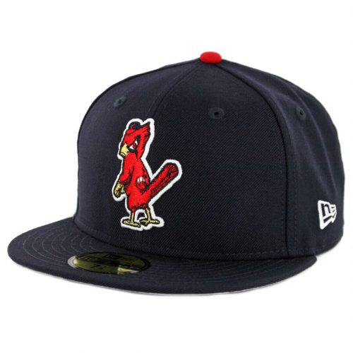New Era 59Fifty St. Louis Cardinals Cooperstown Wool Fitted Hat Dark Navy