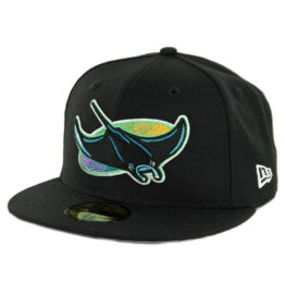 New Era 59Fifty Tampa Bay Rays 1998 Cooperstown Wool Fitted Hat Black