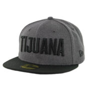 New Era 59Fifty Tijuana Toros Fitted Hat Heather Graphite Black