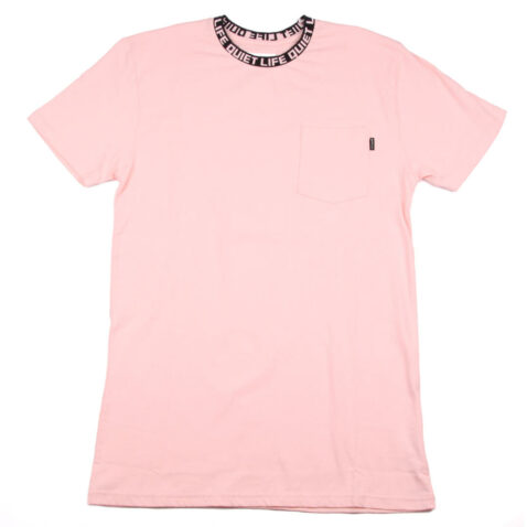 The Quiet Life Jacquard Crewneck T-Shirt Pink