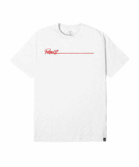 REBEL8 Imprint Short Sleeve T-Shirt White