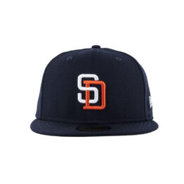 New Era 59Fifty San Diego Padres 1991 Cooperstown Wool Fitted Hat Dark Navy Blue