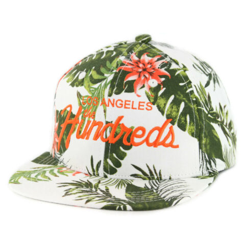 The Hundreds Team Flower Snapback Hat White