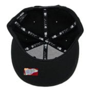 New Era 9Fifty San Diego State University Aztecs Snapback Hat Black Black-Inside