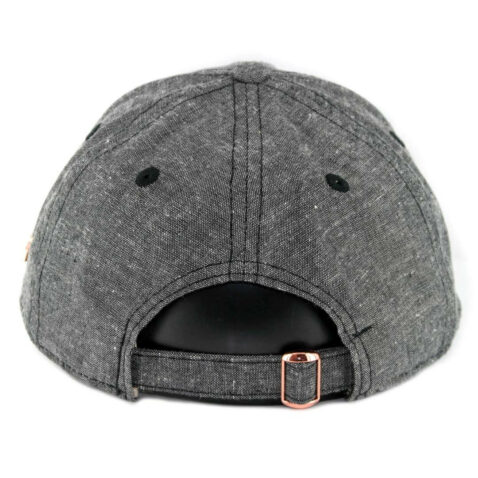 New Era 9Twenty New York Yankees Team Badged Strapback Hat Heather Graphite - Image 2