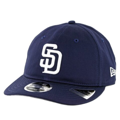 New Era 9Fifty San Diego Padres Team Choice Retro Snapback Hat Light Navy