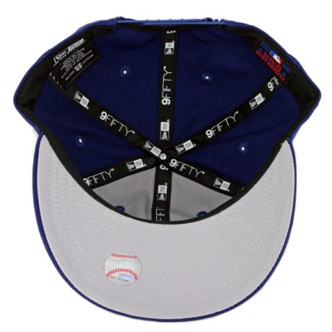 New Era 9Fifty Los Angeles Dodgers Team Choice Retro Snapback Hat Dark Royal