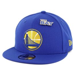 New Era 9Fifty Golden State Warriors NBA 2018 Draft Snapback Hat Royal Blue