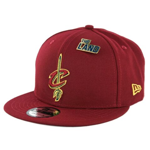 New Era 9Fifty Cleveland Cavaliers NBA 2018 Draft Snapback Hat Burgundy