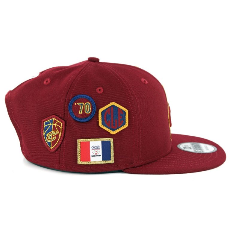 New Era 9Fifty Cleveland Cavaliers NBA 2018 Draft Snapback Hat Burgundy-Side New Era 9Fifty Cleveland Cavaliers NBA 2018 Draft Snapback Hat Burgundy-Side