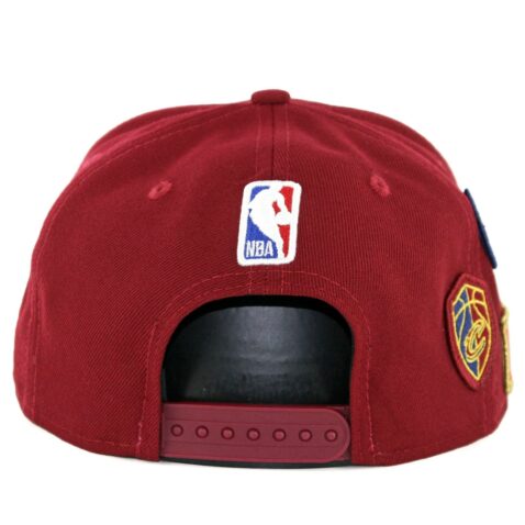 New Era 9Fifty Cleveland Cavaliers NBA 2018 Draft Snapback Hat Burgundy