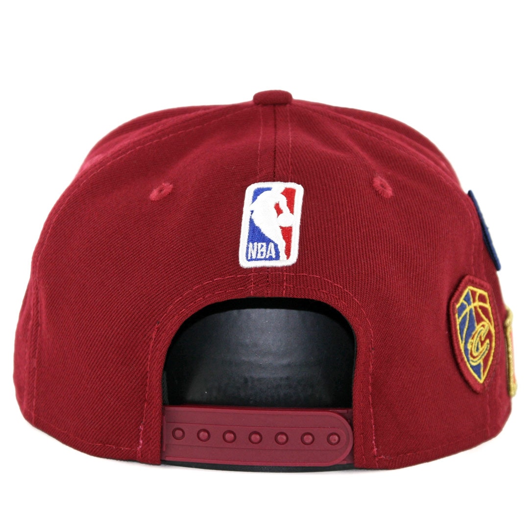 New Era 9Fifty Cleveland Cavaliers NBA 2018 Draft Snapback Hat Burgundy New Era 9Fifty Cleveland Cavaliers NBA 2018 Draft Snapback Hat Burgundy - Image 3
