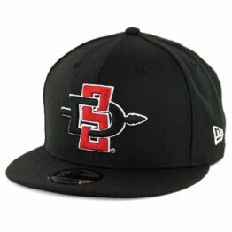 New Era 9Fifty San Diego State University Aztecs Snapback Hat Black