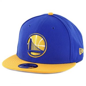 New Era 9Fifty Golden State Warriors 2018 Champion Snapback Hat Royal Blue Yellow