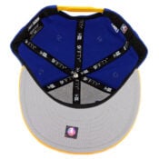 New Era 9Fifty Golden State Warriors 2018 Champion Snapback Hat Royal Blue Yellow-Inside
