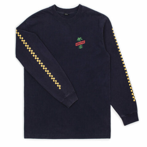 Brixton Tosh Long Sleeve T-Shirt Navy