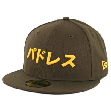 New Era 59Fifty San Diego Padres Katakana Fitted Hat Brown