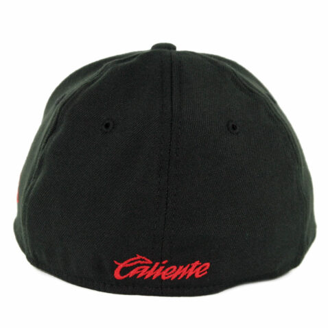 New Era 39Thirty Tijuana Xolos “X” Logo Stretch Fit Hat Black Red