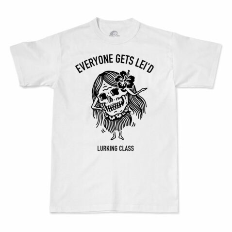 Sketchy Tank Lei'd T-Shirt White