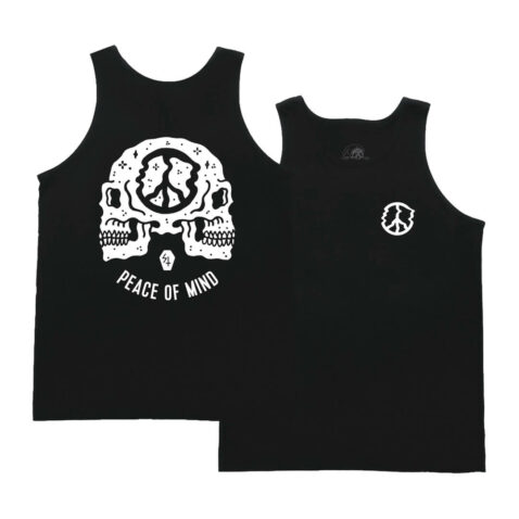 Sketchy Tank Peace Of Mind Tank Top Black