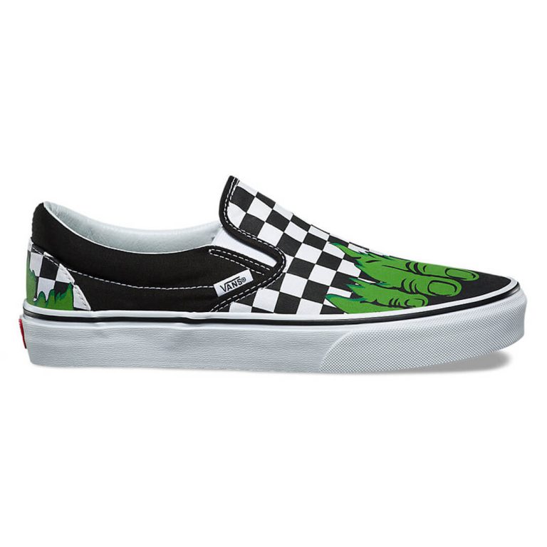 Vans x Marvel Classic Slip-On Shoe Hulk Checkerboard