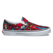 Vans x Marvel Classic Slip-On Shoe Spiderman Black