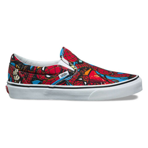 Vans x Marvel Classic Slip-On Shoe Spiderman Black