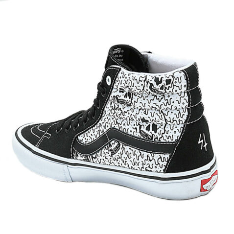 Vans x Sketchy Tank Sk8-Hi Pro Shoe Black White - Image 2