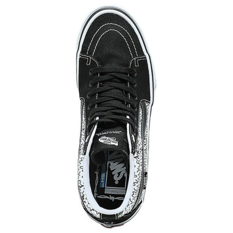 Vans x Sketchy Tank Sk8-Hi Pro Shoe Black White - Image 3