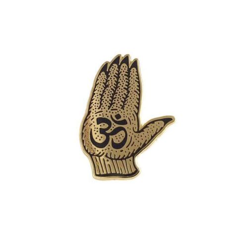 Sketchy Tank Omen Lapel Pin Gold