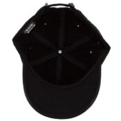 DGK Growth Strapback Hat Black-inside